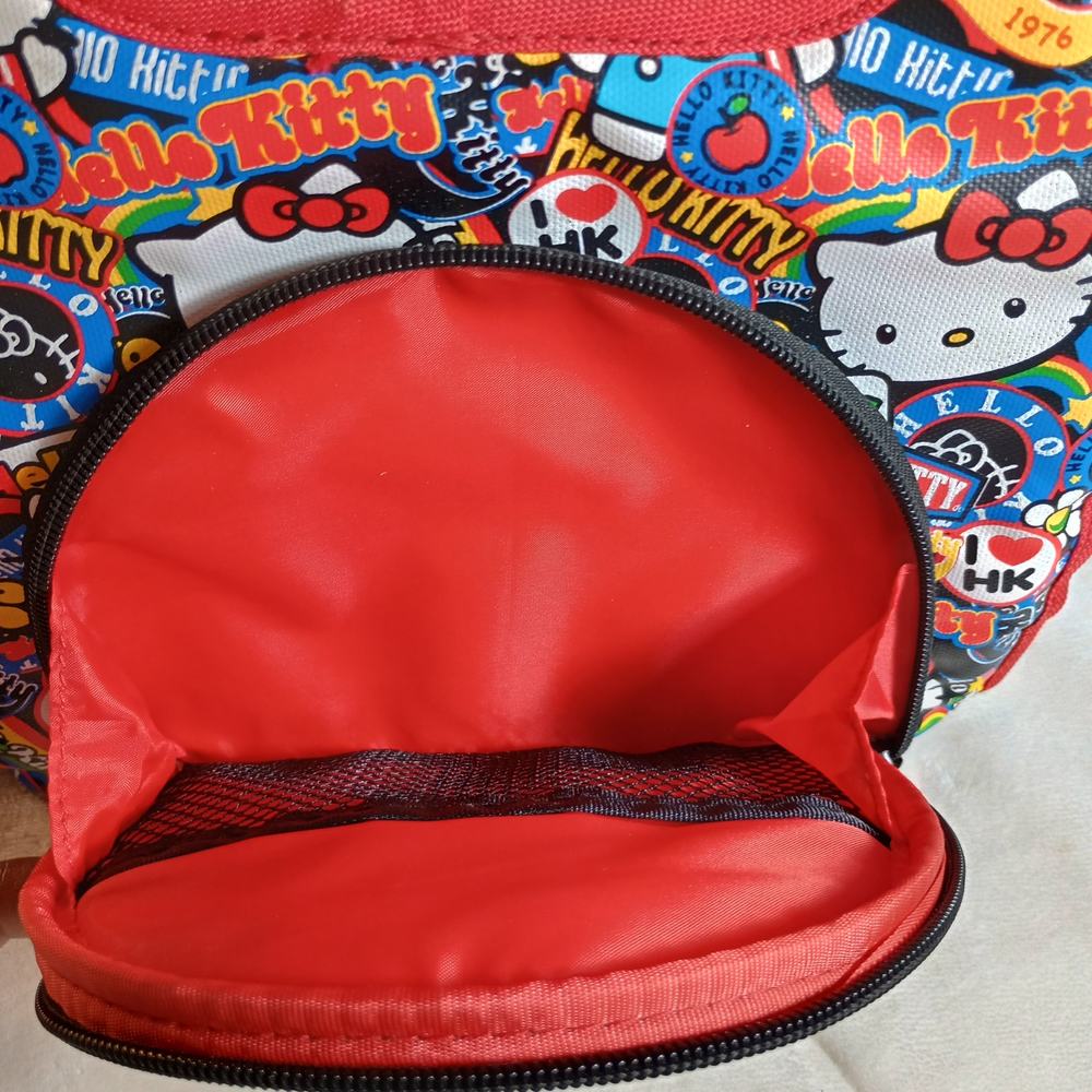 Hello Kitty School Work Insulated Lunch Tote Bag Red - Picture 2 of 8